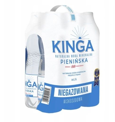 Kinga Pienińska Woda mineralna niegazowana 6 x 1,5 L
