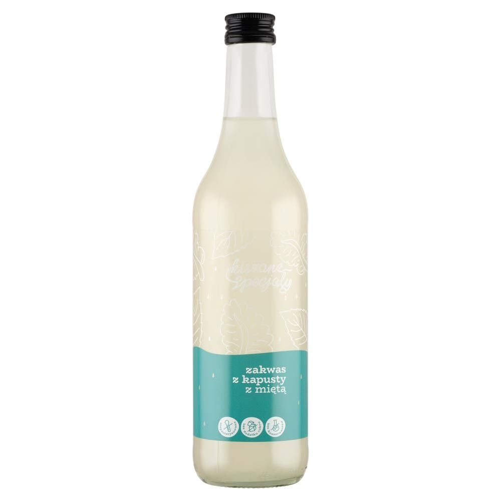 Kiszone Specjały Zakwas z kapusty z miętą 500 ml