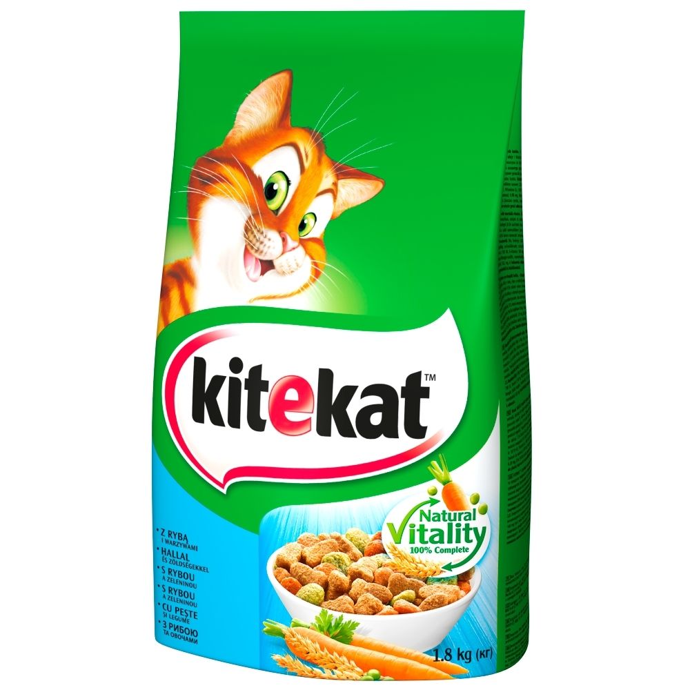 Kitekat Karma pełnoporcjowa z rybą i warzywami 1,8 kg