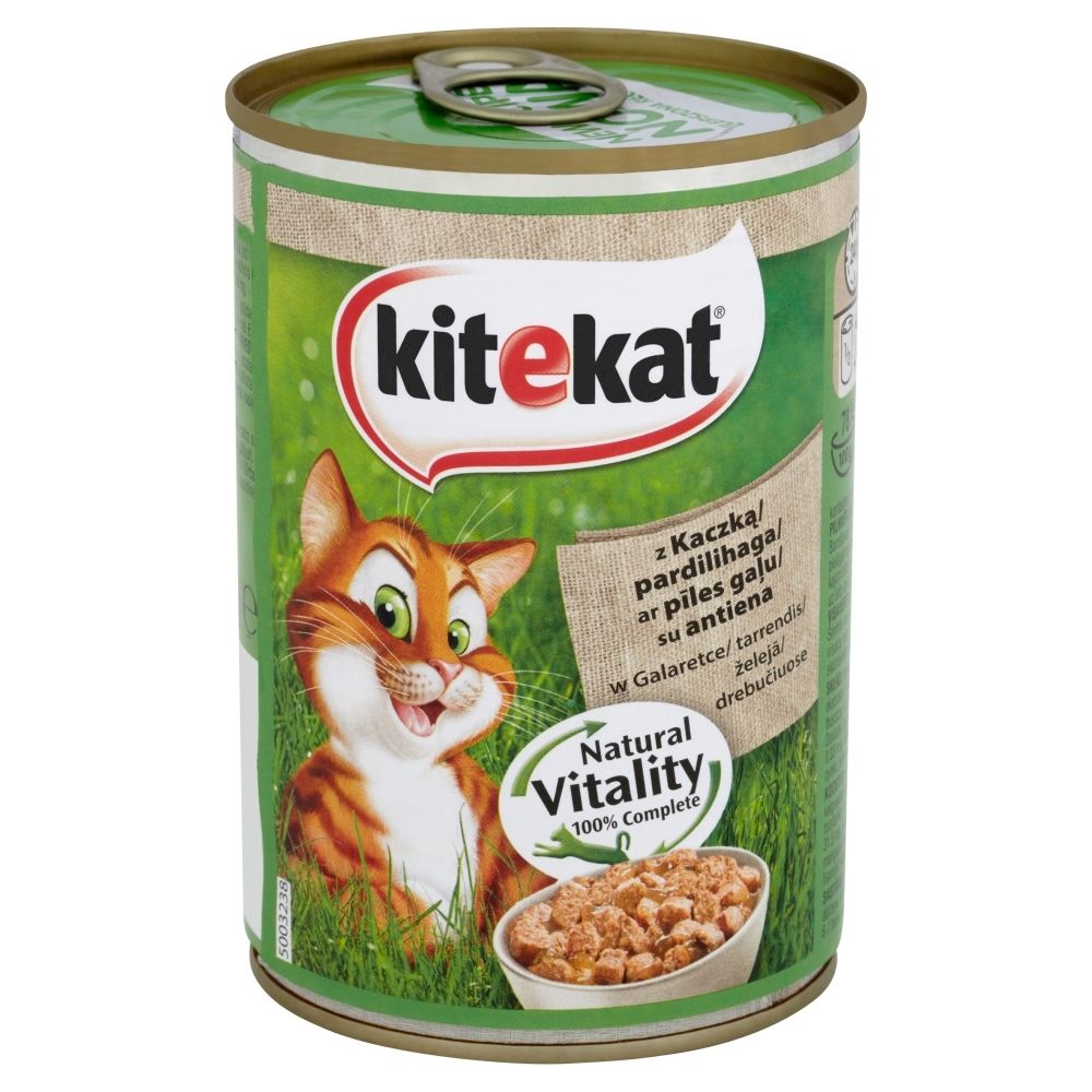 Kitekat z kaczką w galaretce Karma pełnoporcjowa 400 g