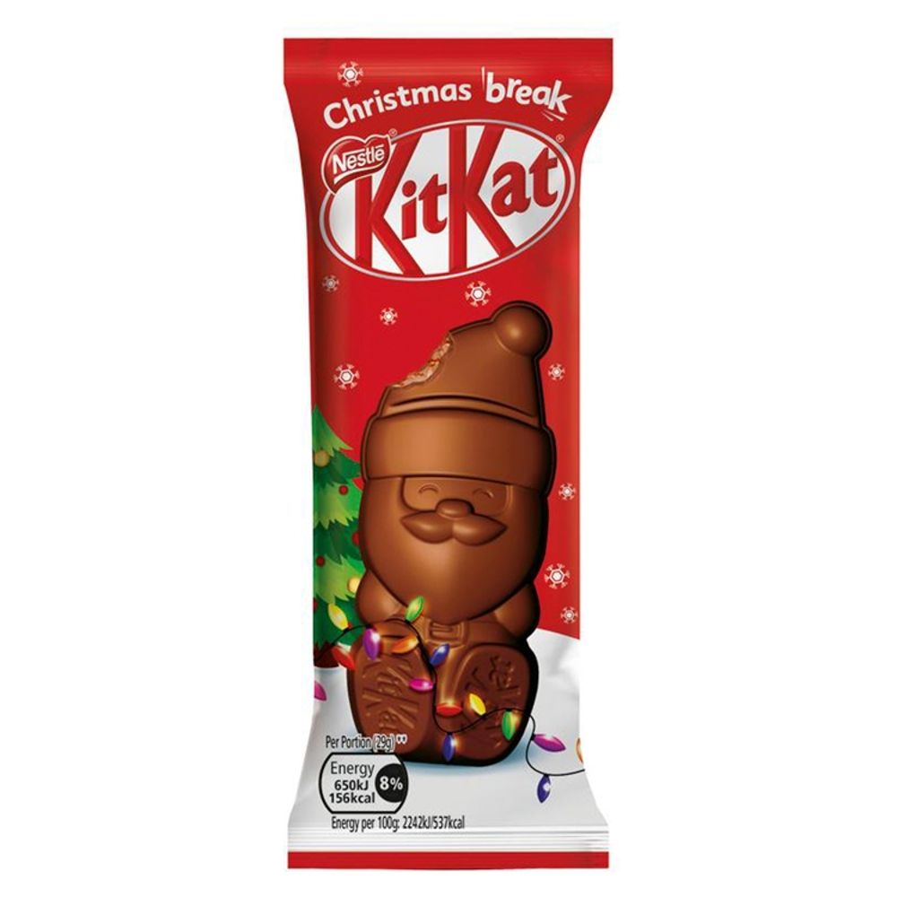 KitKat Baton z czekolady mlecznej z nadzieniem czekoladowym z płatkami herbatnikami i waflami 29 g