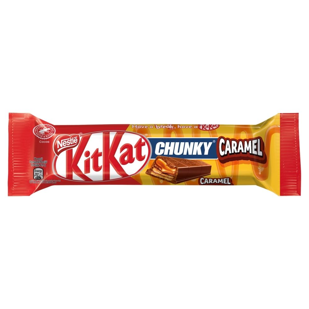 KitKat Chunky Caramel Paluszek waflowy w mlecznej czekoladzie 43,5 g