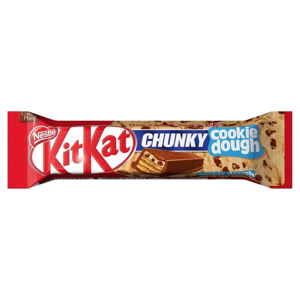 KitKat Chunky Paluszek waflowy z nadzieniem o smaku ciasteczkowym w mlecznej czekoladzie 42 g