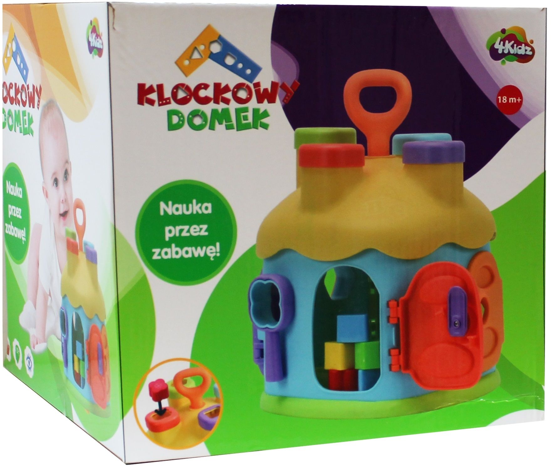 Klocki 4KIDZ Domek klockowy