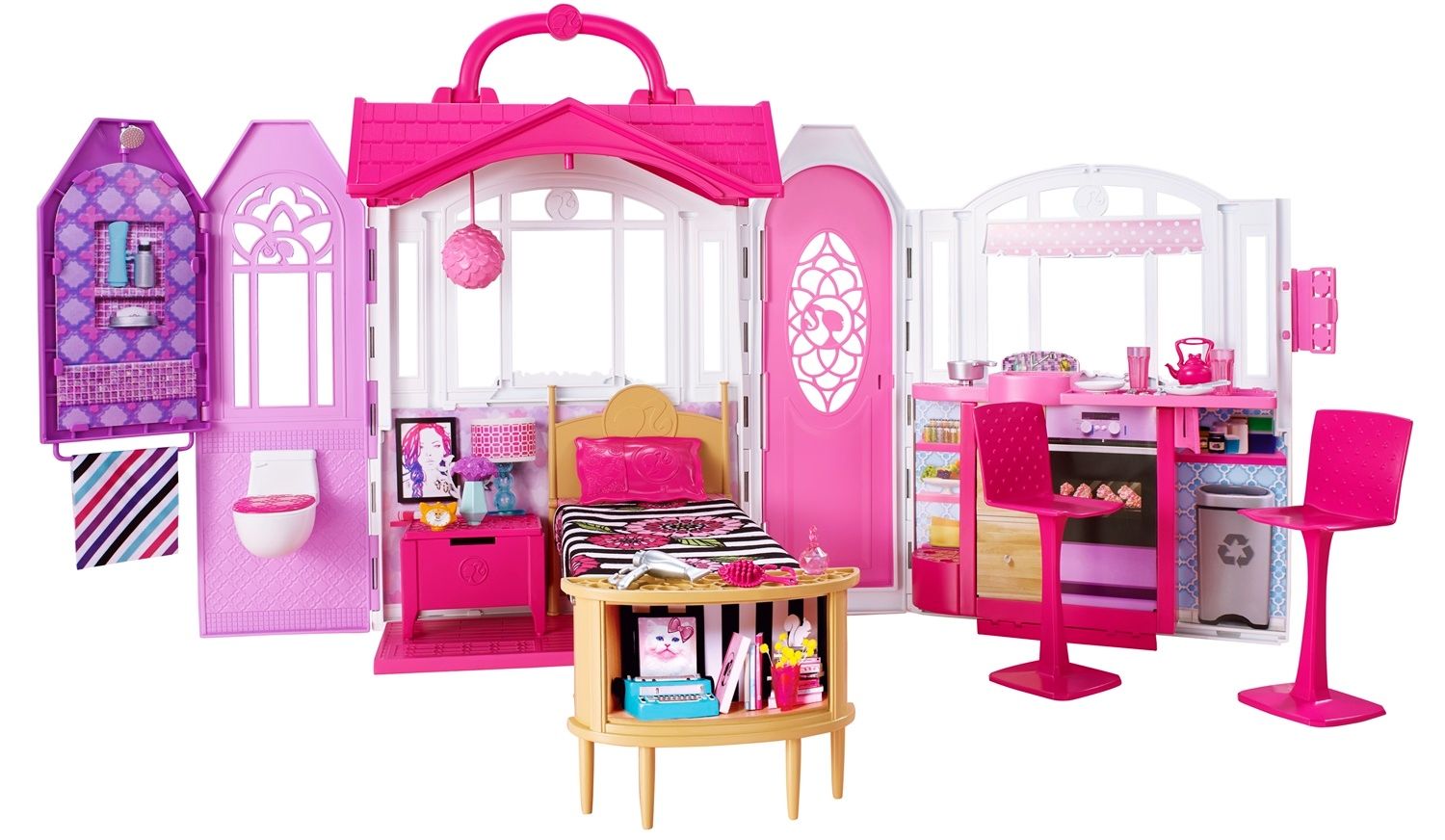 Klocki dla dziewczynek MATTEL Barbie Fantastyczny Domek 887961078558