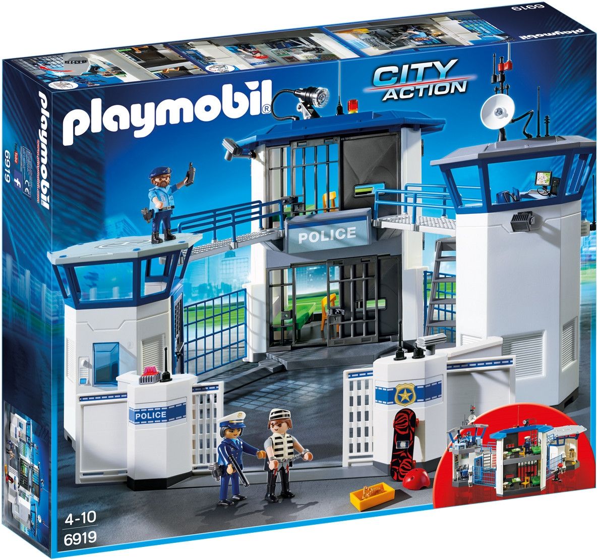 Klocki konstrukcyjne PLAYMOBIL Komisariat policji z więzieniem 6919