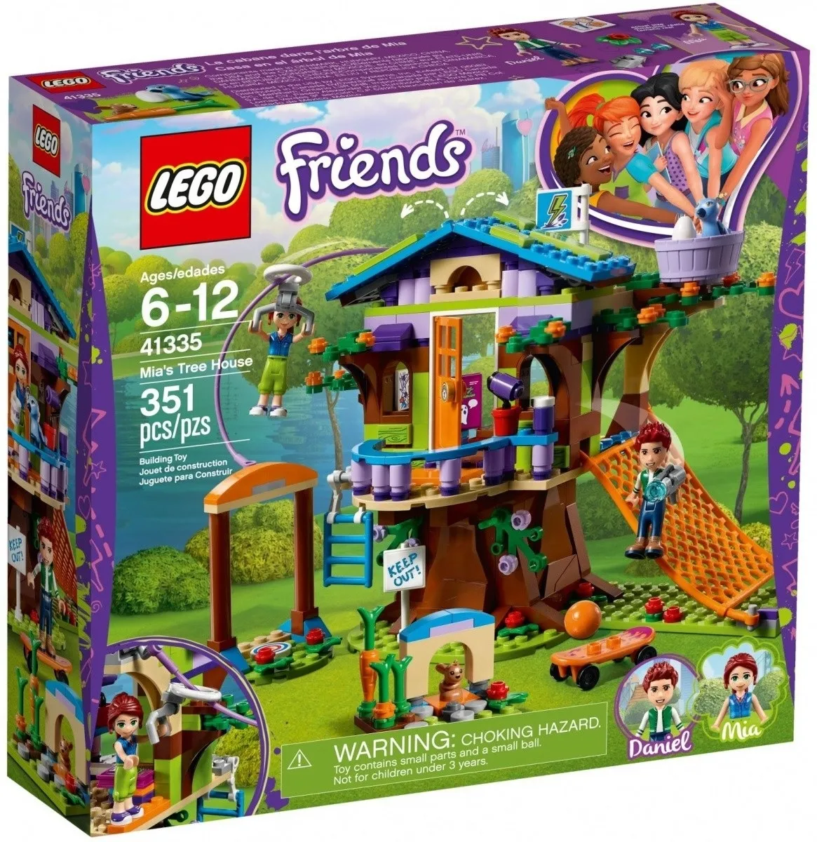 Klocki Lego 6 12 Lat Klocki LEGO Friends Domek na drzewie Mii 41335 - Zakupy online z