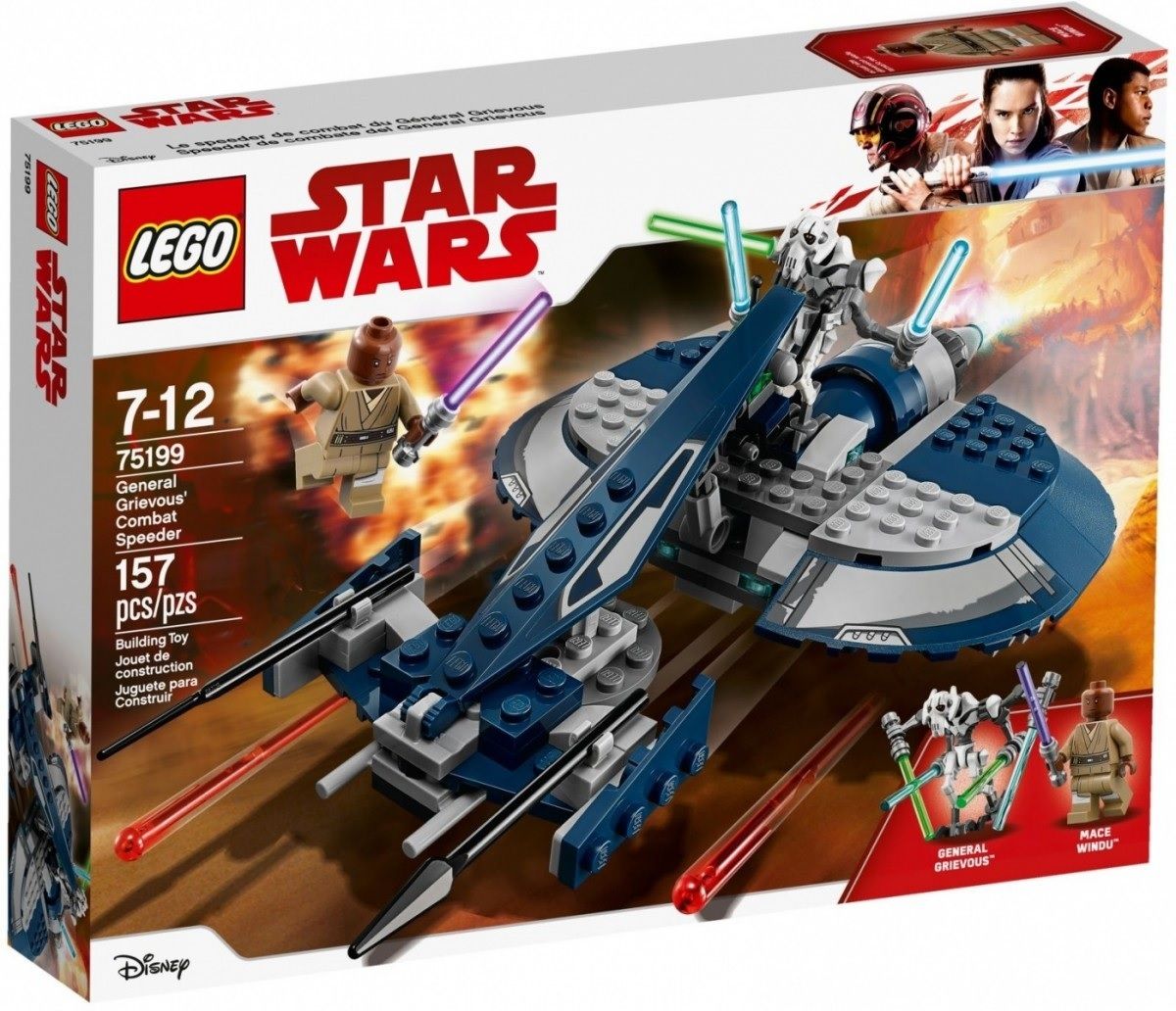 Klocki LEGO Star Wars Ścigacz bojowy generała Grievousa 75199
