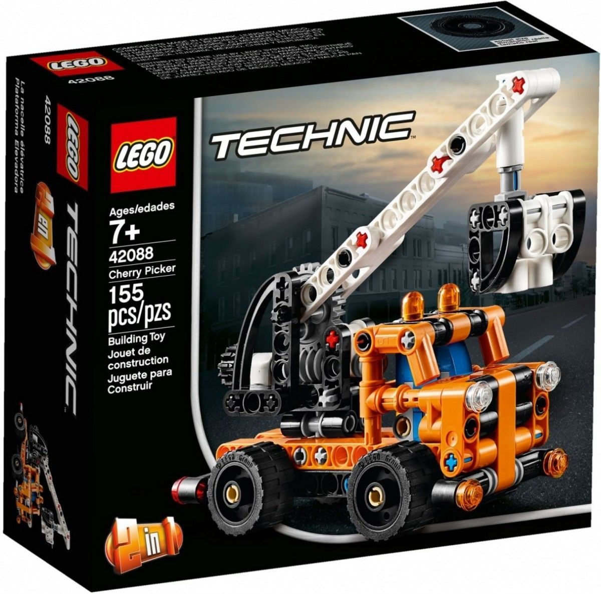 Klocki plastikowe LEGO Ciężarówka z wysięgnikiem 42088