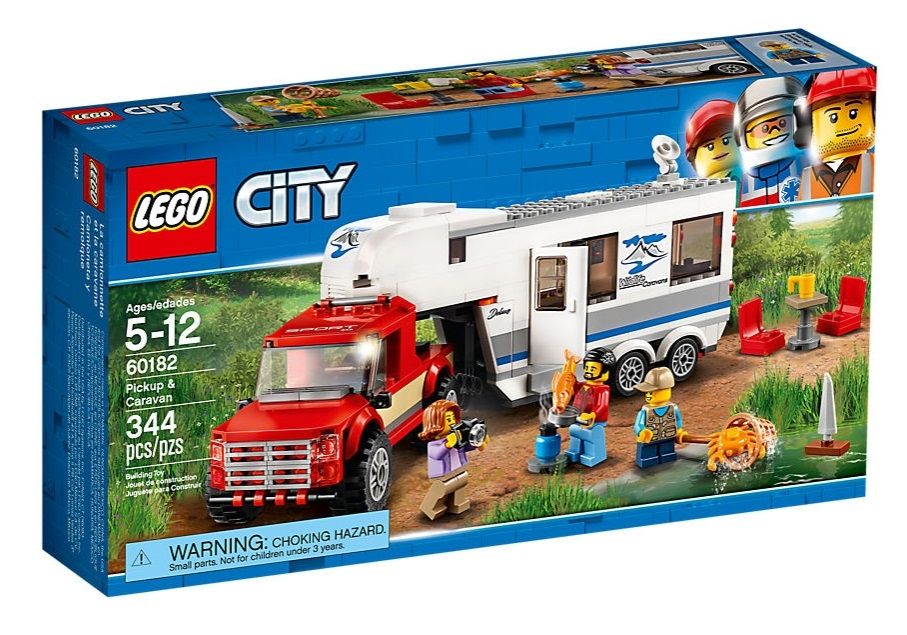 Klocki plastikowe LEGO City Pickup z przyczepą 60182