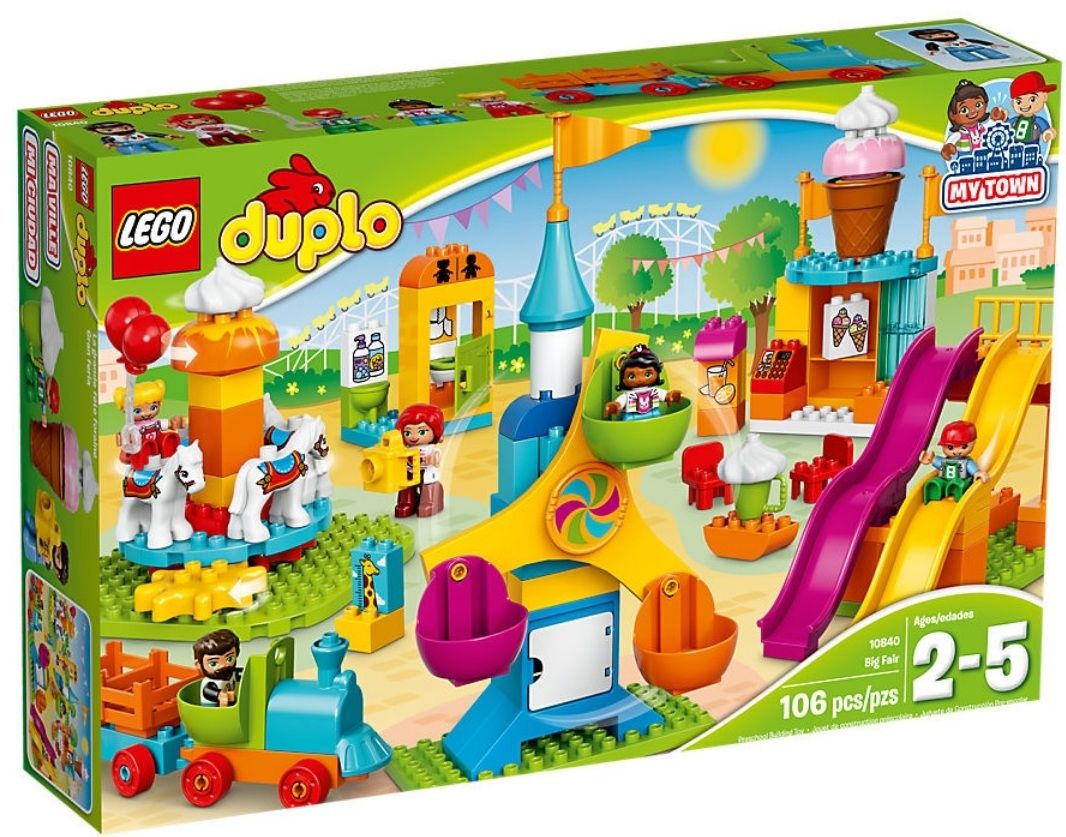 Klocki plastikowe LEGO Duże Wesołe Miasteczko 10840