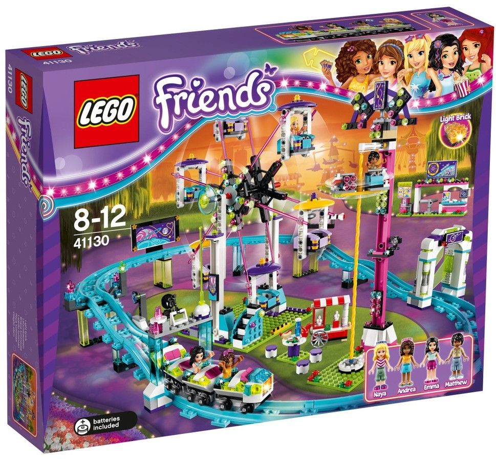 Klocki plastikowe LEGO Kolejka górska w parku rozrywki 41130