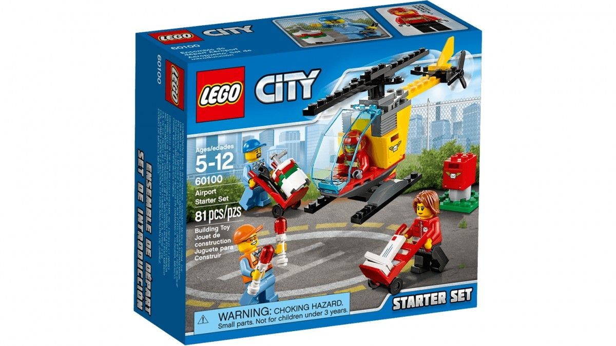 Klocki plastikowe LEGO Lotnisko zestaw startowy 60100