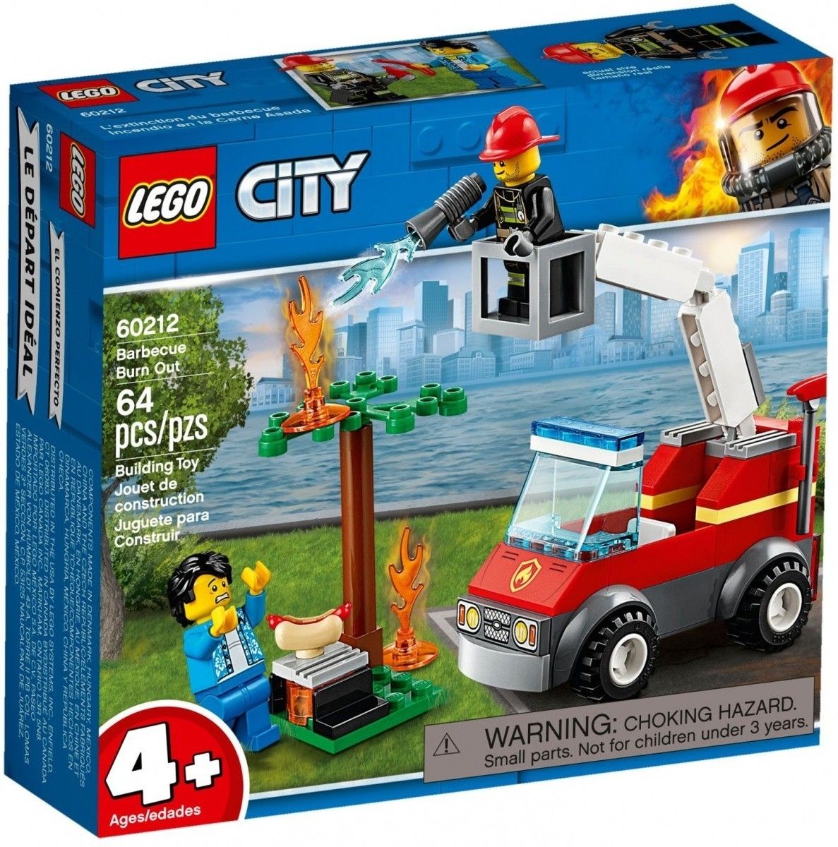 LEGO CITY Płonący grill 60212