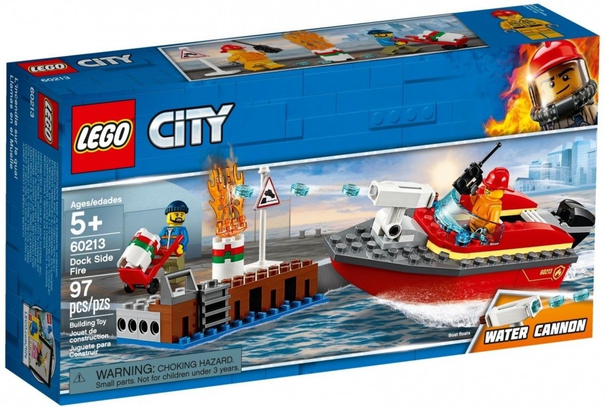 LEGO CITY Pożar w dokach 60213