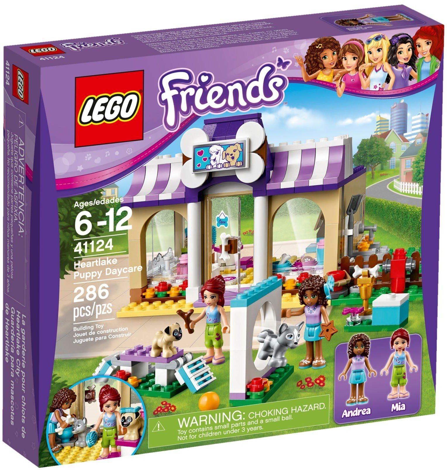 Klocki plastikowe LEGO Przedszkole dla szczeniąt w Heartlake 41124