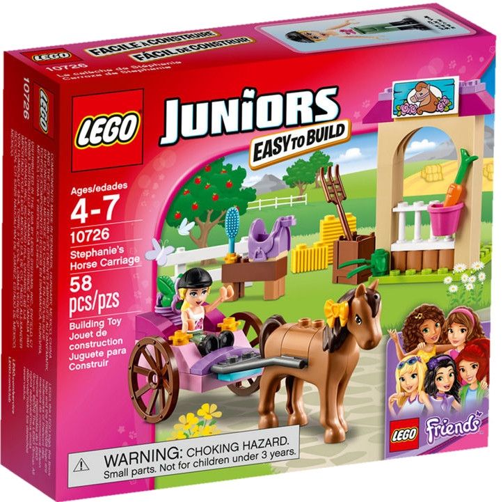 Klocki plastikowe LEGO Przyczepa konna Stephanie 10726