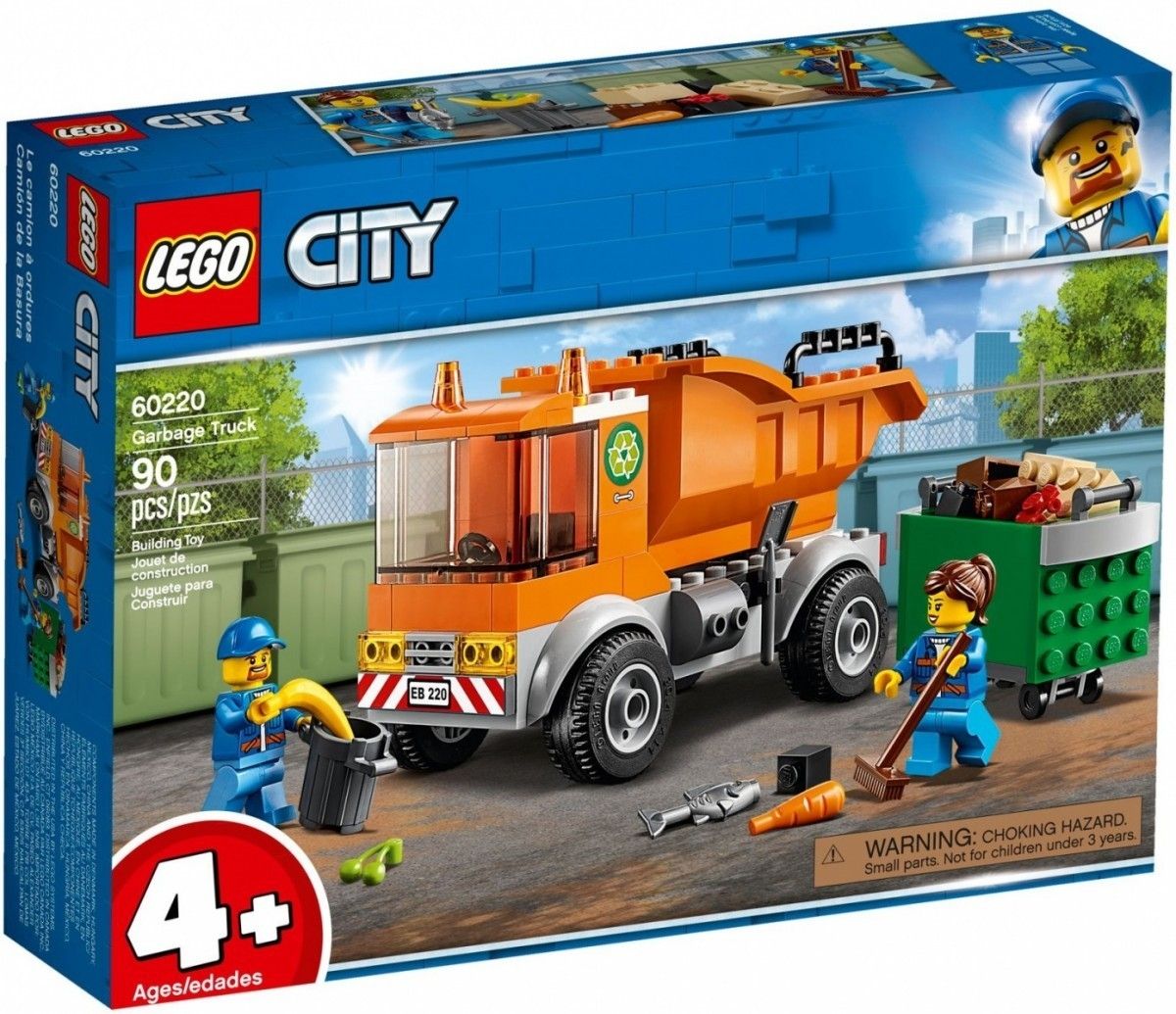 Lego Dla Chłopca 5 Lat LEGO CITY Śmieciarka 60220 - Zakupy online z dostawą do domu - Carrefour.pl