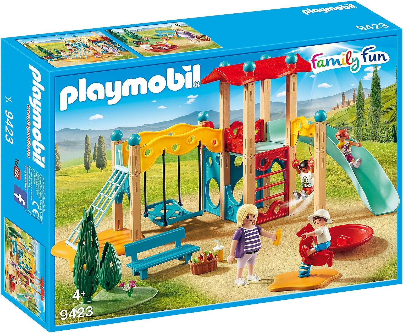 Klocki plastikowe PLAYMOBIL Duży plac zabaw 9423