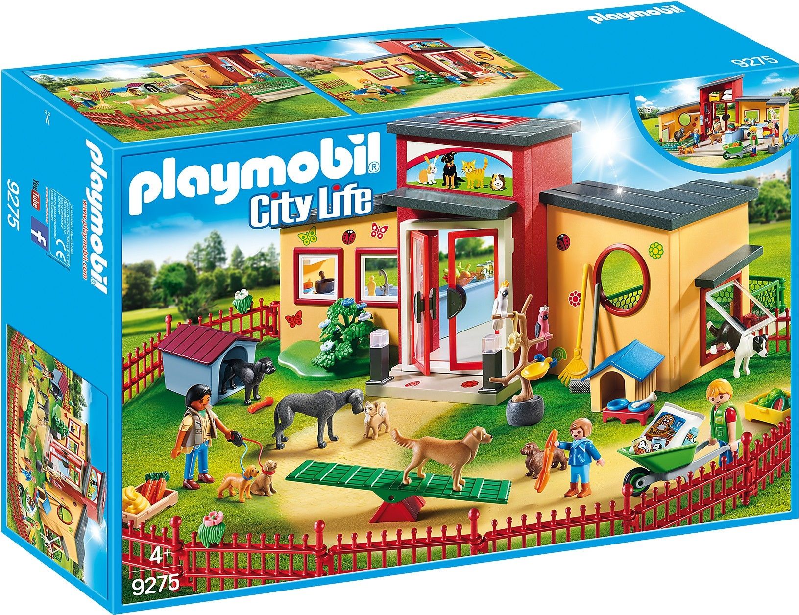 Klocki plastikowe PLAYMOBIL Hotel dla zwierząt Łapka 9275