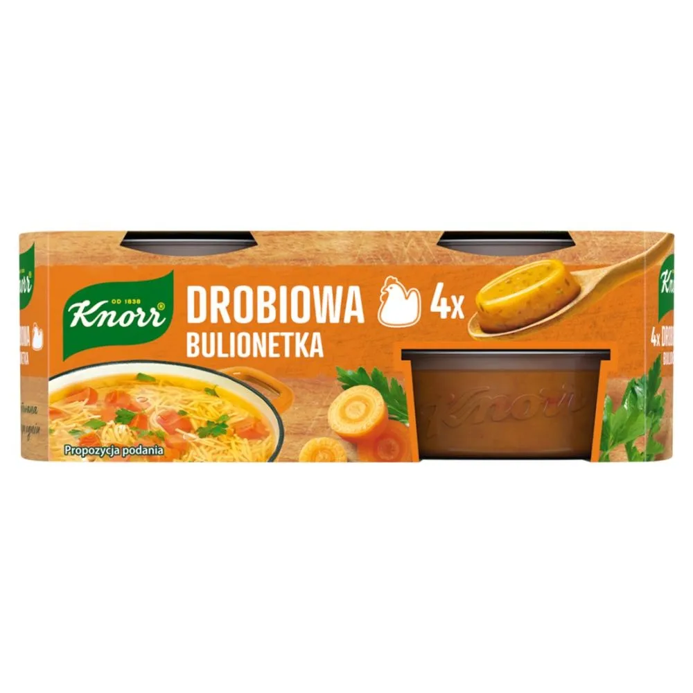 Knorr Drobiowa bulionetka 112 g (4 x 28 g)