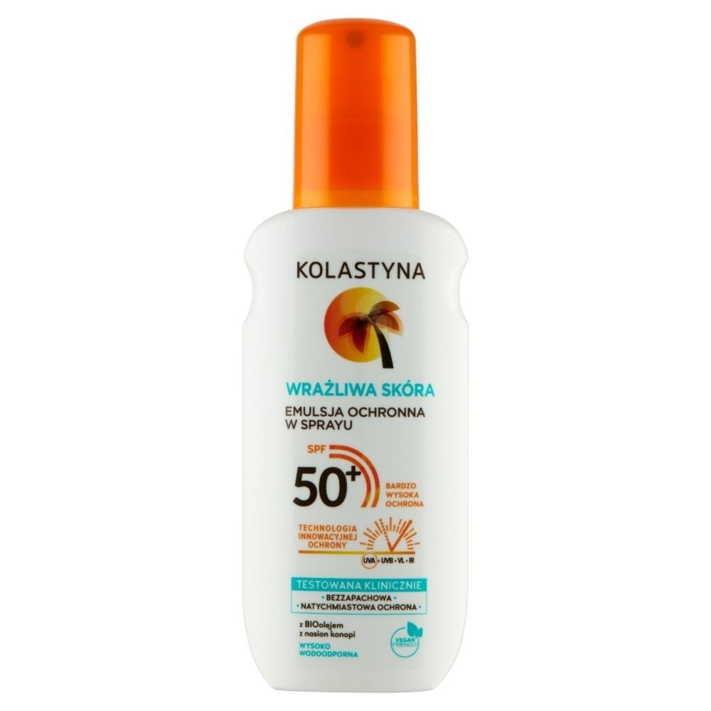 Kolastyna Wrażliwa Skóra Emulsja ochronna w sprayu SPF 50+ 150 ml