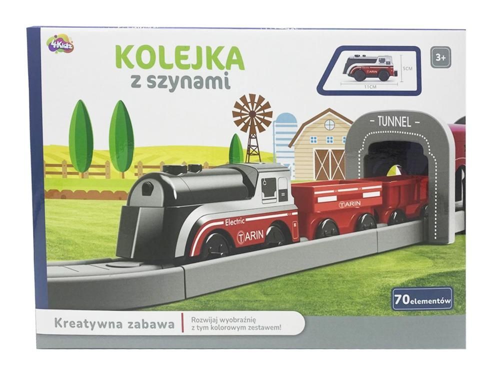 Kolejka elektryczna 70 elementów