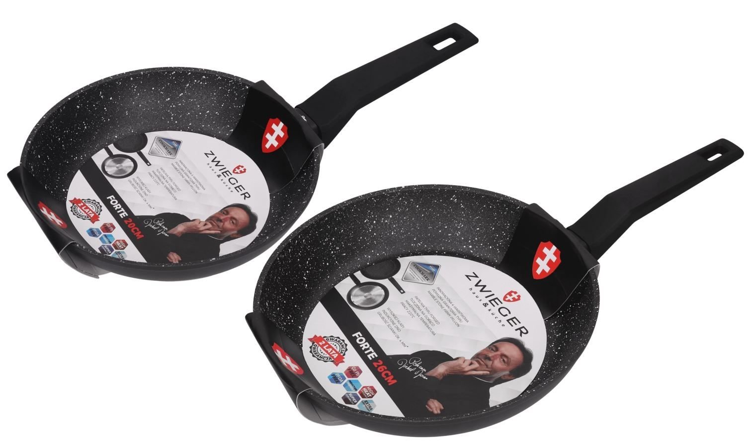 Zwieger Forte Komplet 2 Patelni 20/26 cm