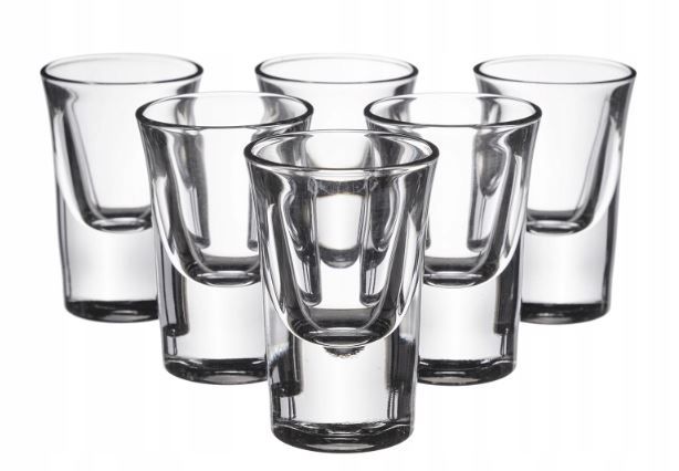 KOMPLET 6 KIELISZKÓW DO WÓDKI CHEERS 28ml 29746