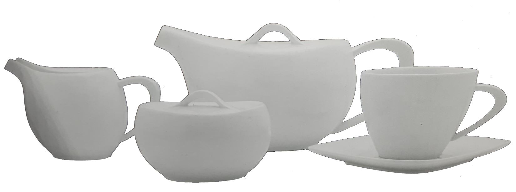 Komplet do Kawy Florina Moss Porcelana 6/15