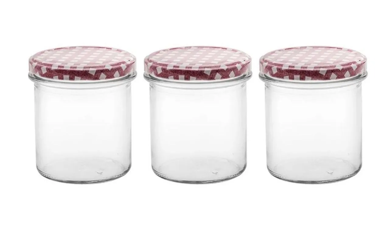 Komplet Słoików Florentyna 350 ml Nakrętki Antek 3 szt.