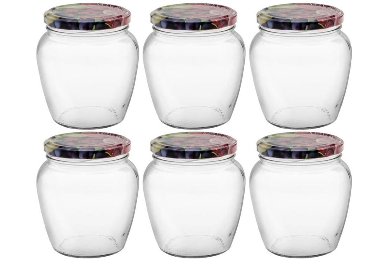 Komplet Słoików Florentyna 550 ml Nakrętka 6 szt.