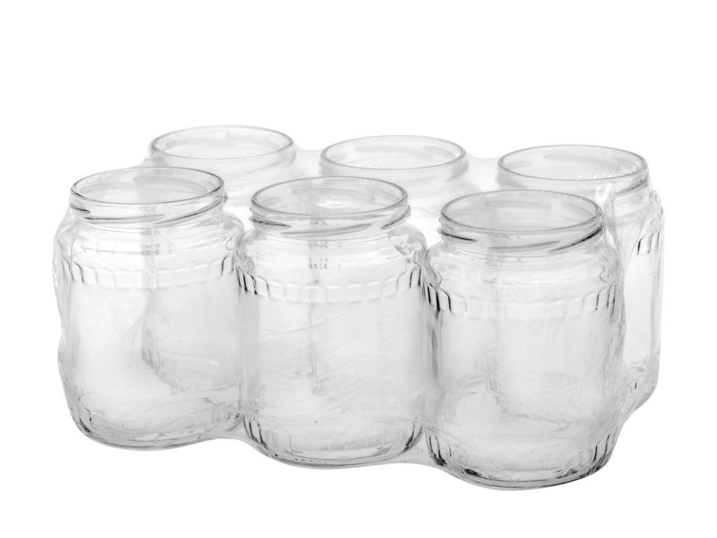 Komplet Słoików Florentyna 720 ml bez Nakrętek 6 szt.