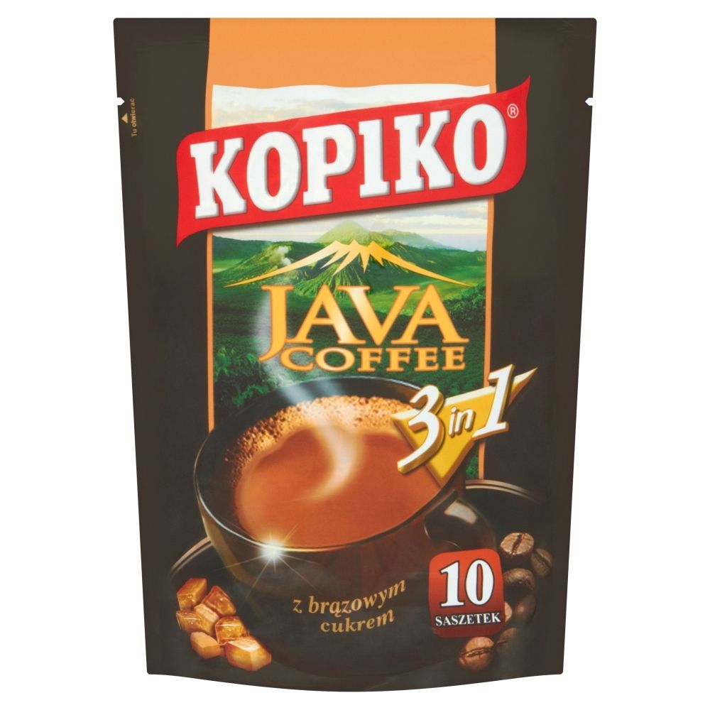 Kopiko Java Coffee 3in1 Rozpuszczalny napój kawowy 210 g (10 x 21 g)