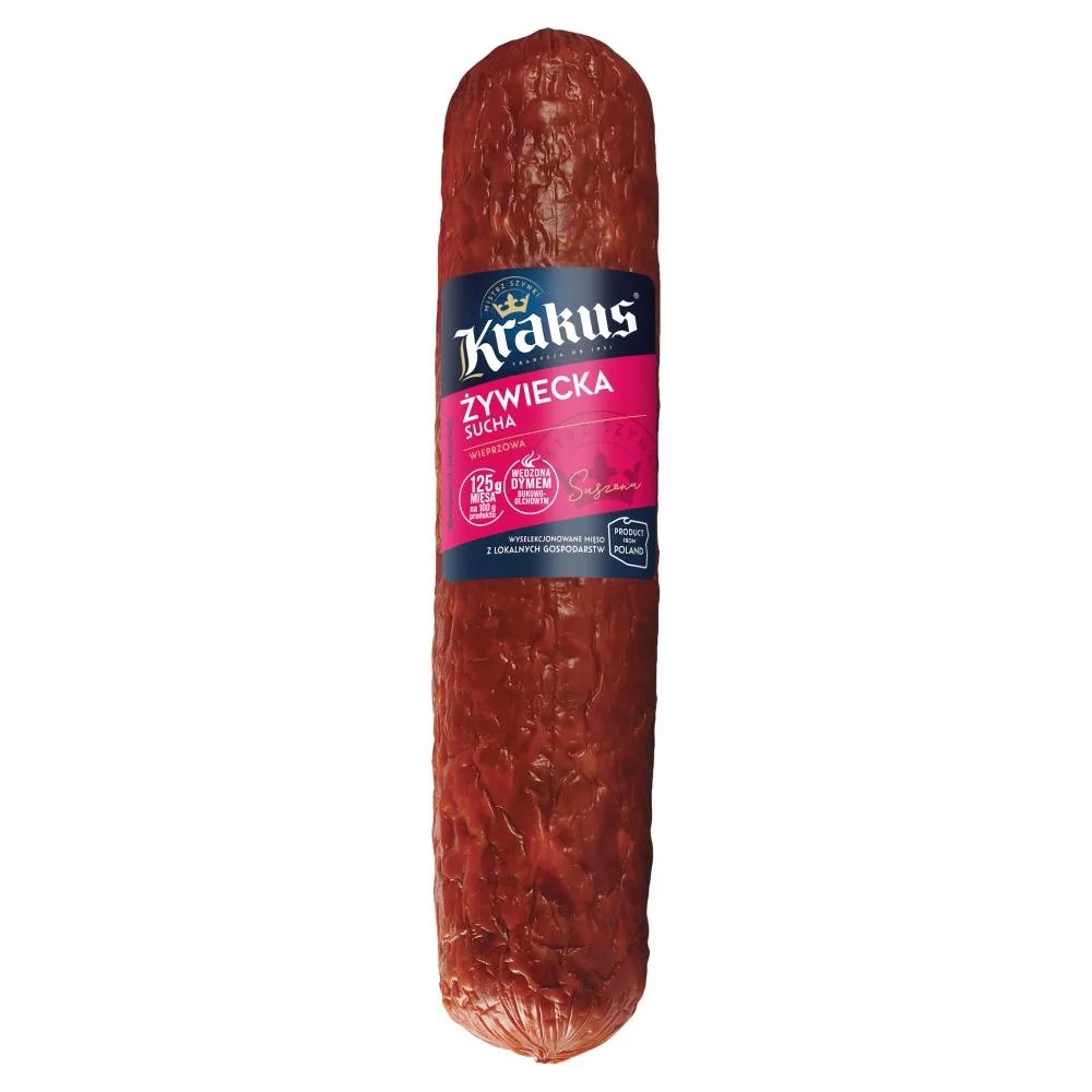 Krakus Kiełbasa żywiecka sucha wieprzowa 460 g