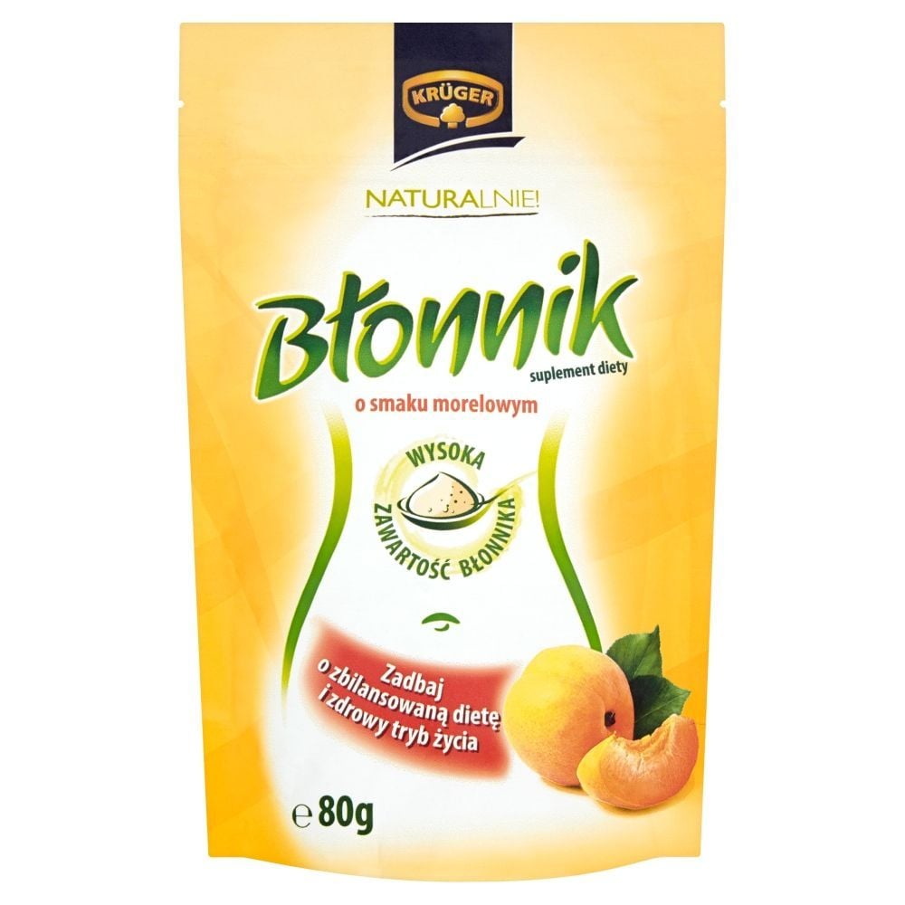 Krüger Błonnik o smaku morelowym Suplement diety 80 g