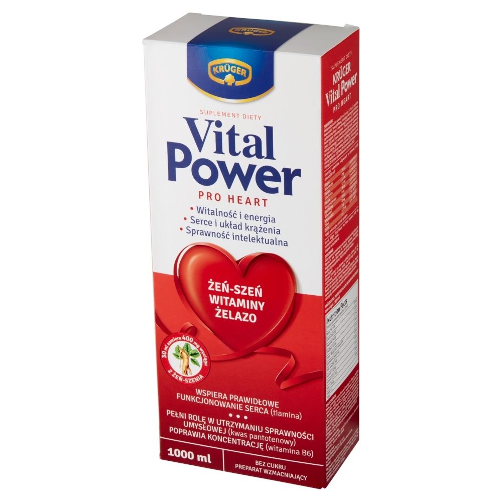 Krüger Vital Power Pro Hearth Suplement diety 1000 ml