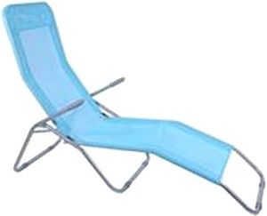 Krzesło OŁER Leżak plażowy Niebieski
