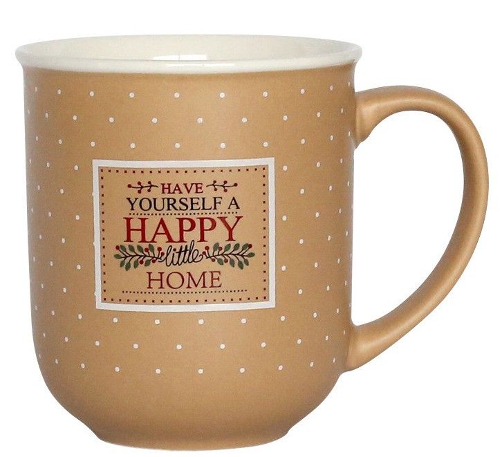 Kubek ALTOM DESIGN Happy Home 300 ml Beżowy