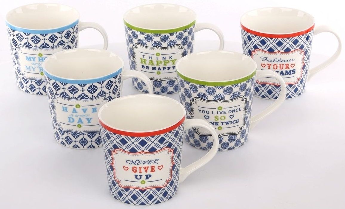 Kubek ALTOM Stożek sentencje 375 ml (mix) 0101003722