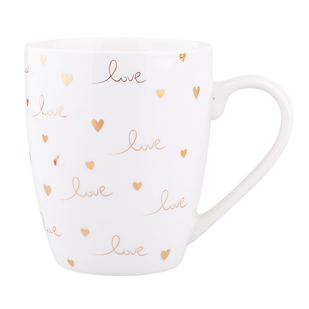 Kubek Baryłka Dekoracyjny Love Altom Design Porcelanowy 300 ml