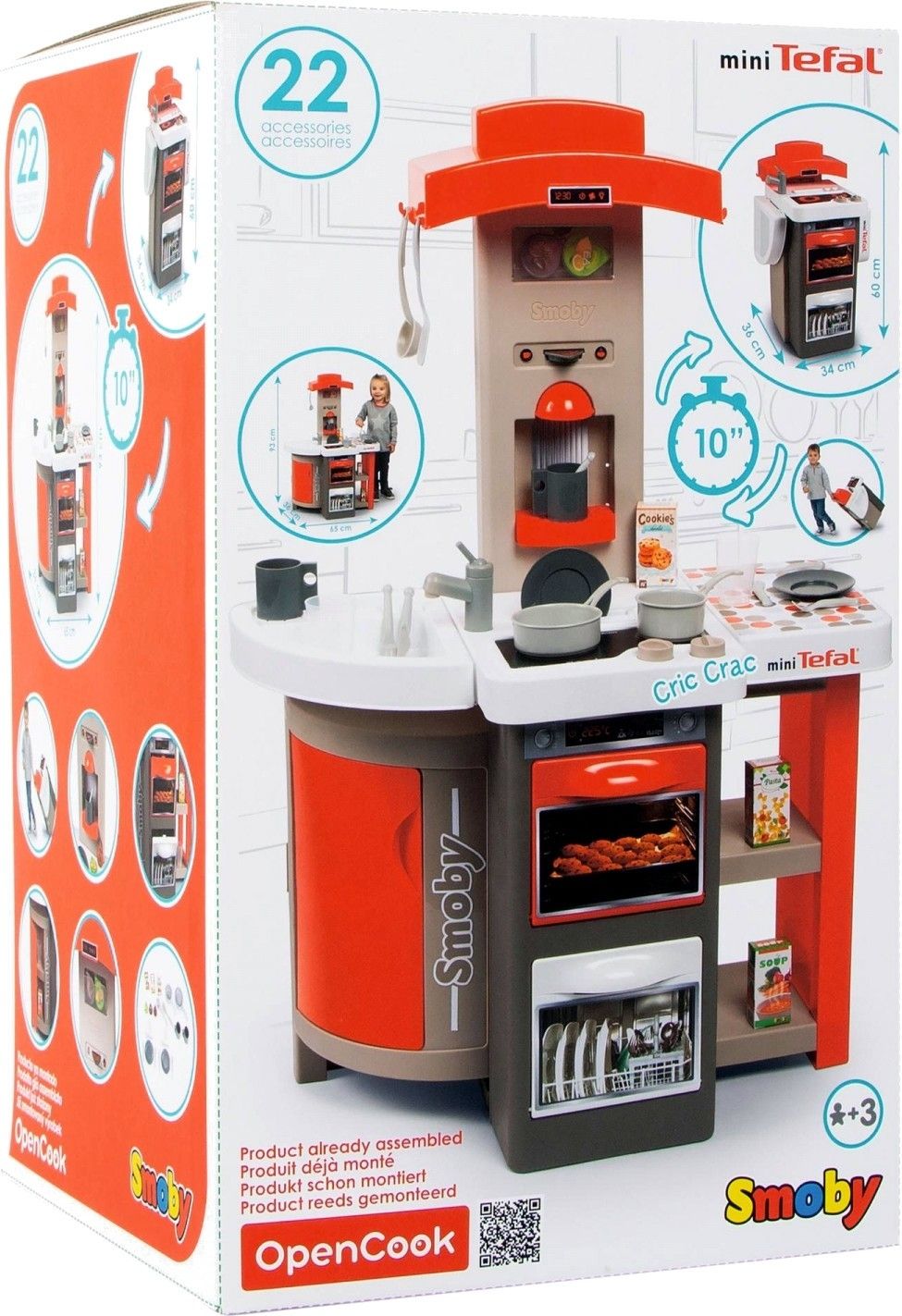 Kuchnia SMOBY Mini Tefal Opencook 7600312200