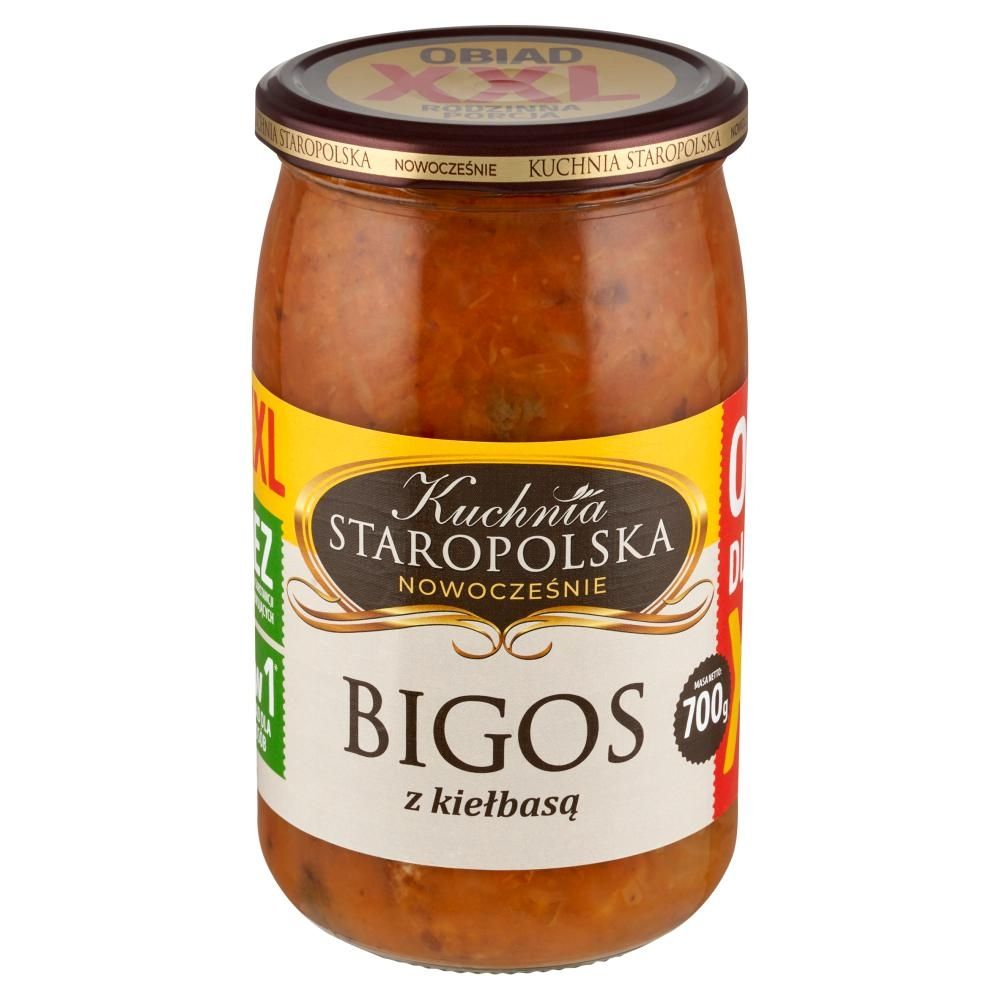 Kuchnia Staropolska Bigos z kiełbasą 700 g