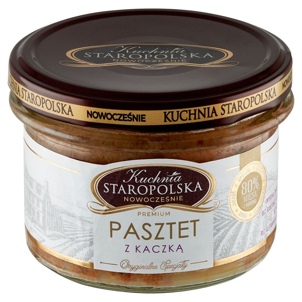 Kuchnia Staropolska Premium Pasztet z kaczką 160 g