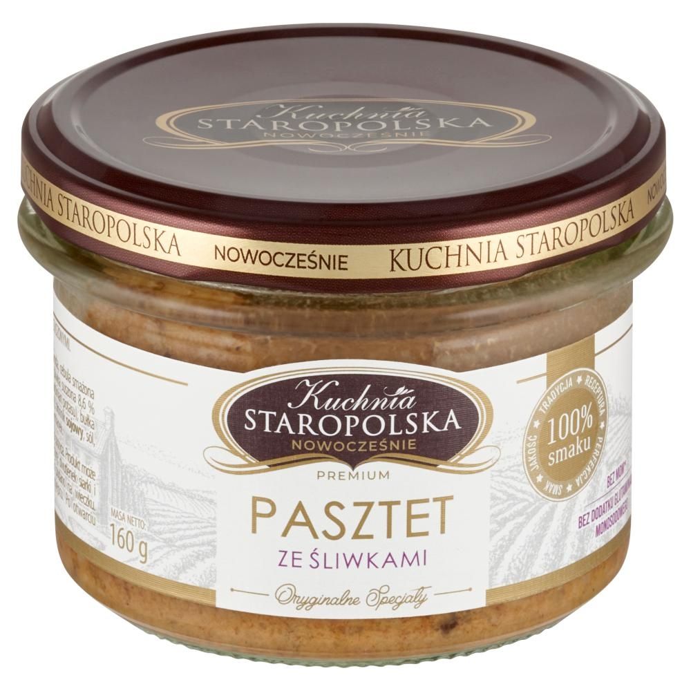 Kuchnia Staropolska Premium Pasztet ze śliwkami 160 g
