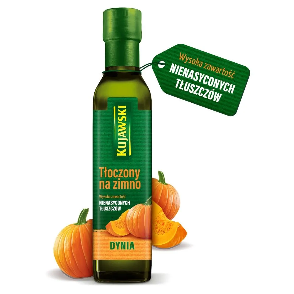 Kujawski Olej z pestek dyni tłoczony na zimno 250 ml