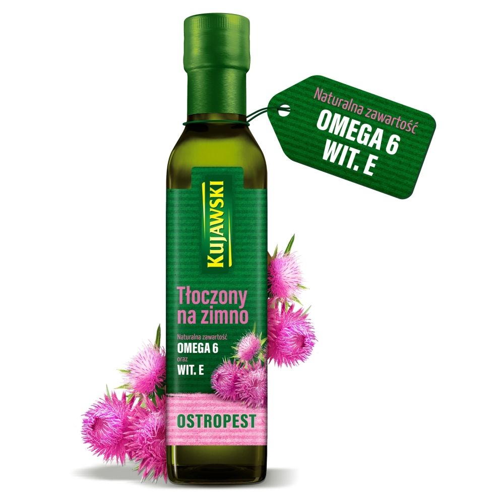 Kujawski Suplement diety olej z ostropestu tłoczony na zimno 250 ml
