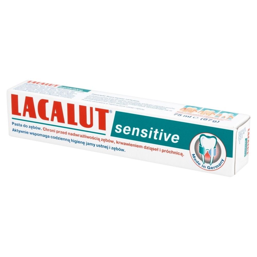 Lacalut Sensitive Pasta do zębów 75 ml