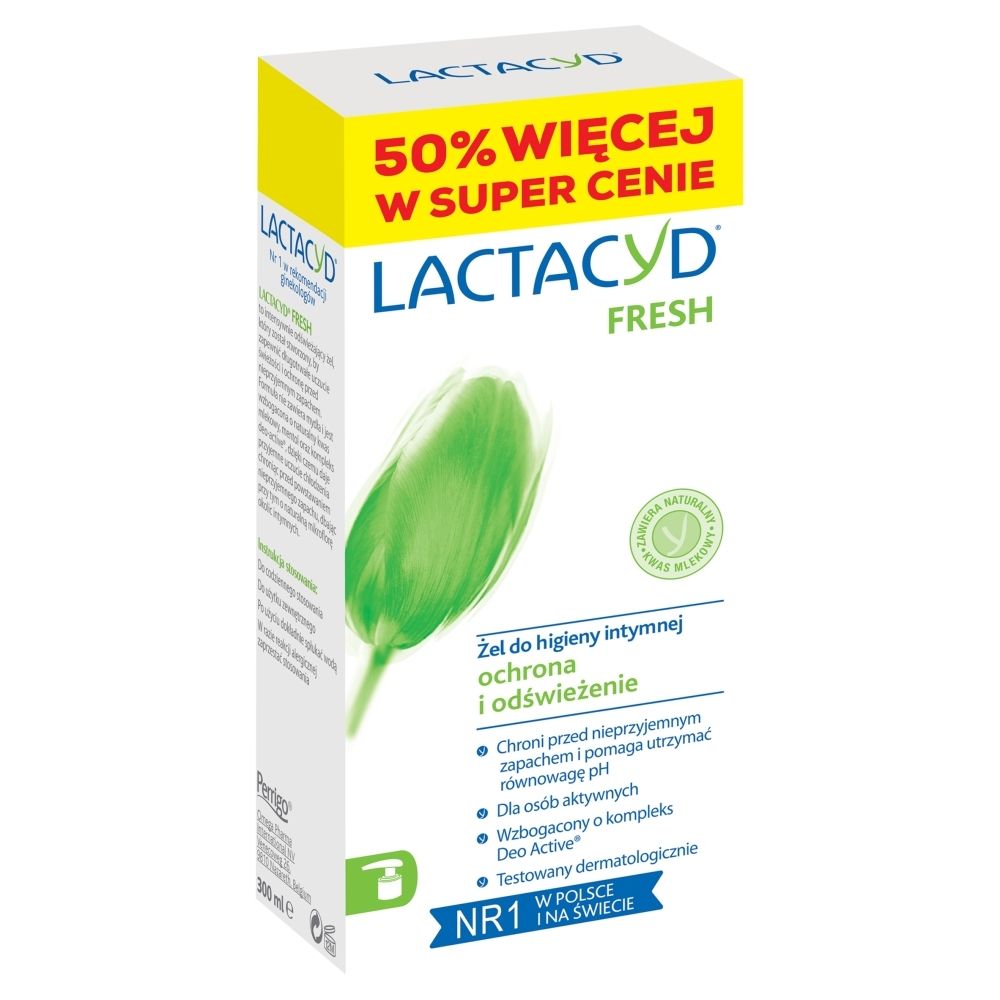 Lactacyd Fresh Żel do higieny intymnej 300 ml