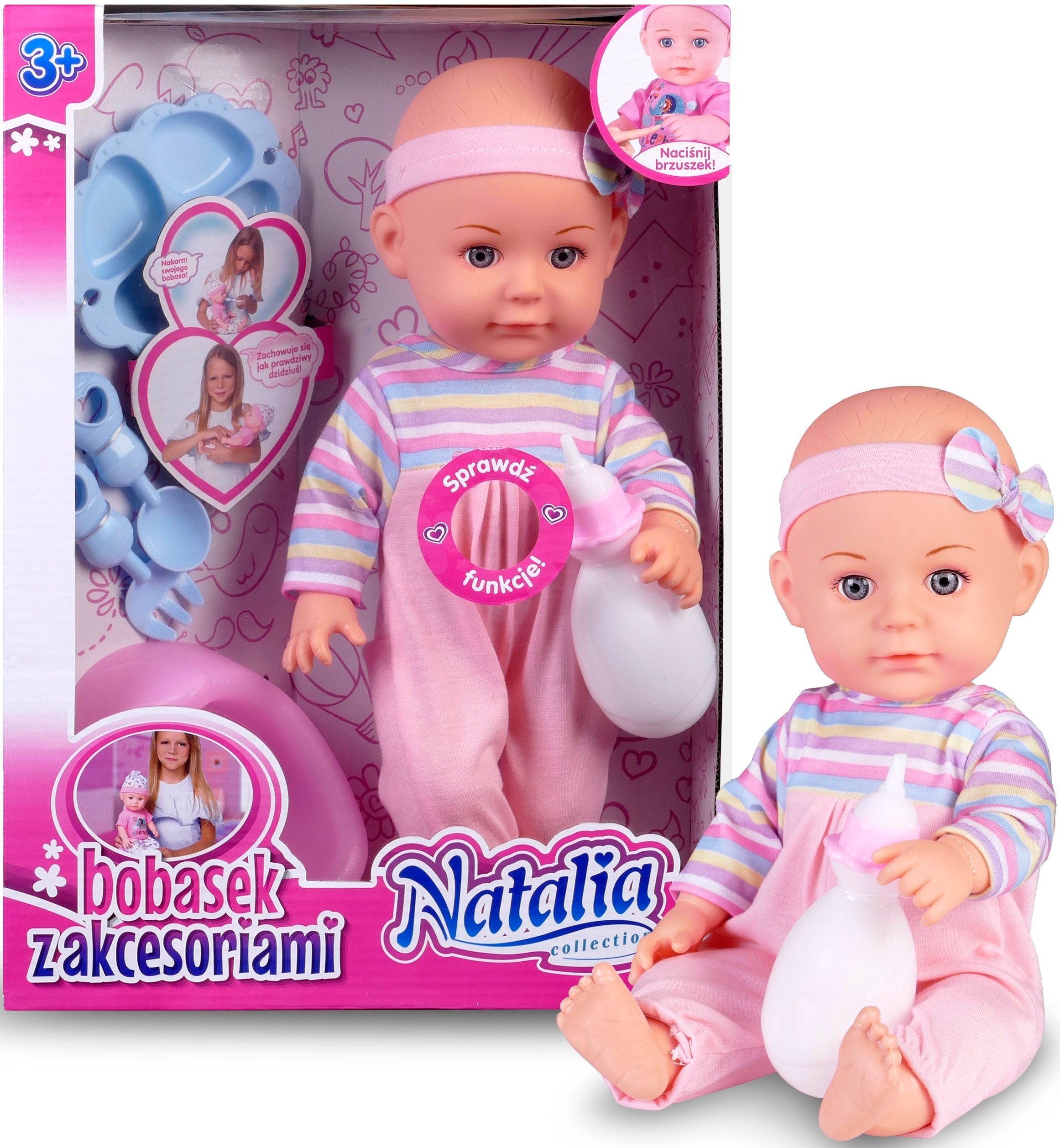 Lalka ARTYK Bobasek z akcesoriami